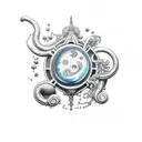 Neptune tattoo design idea