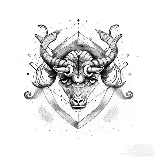 Aries and Gemini  tattoo design idea