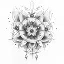 forget Me Not tattoo design idea