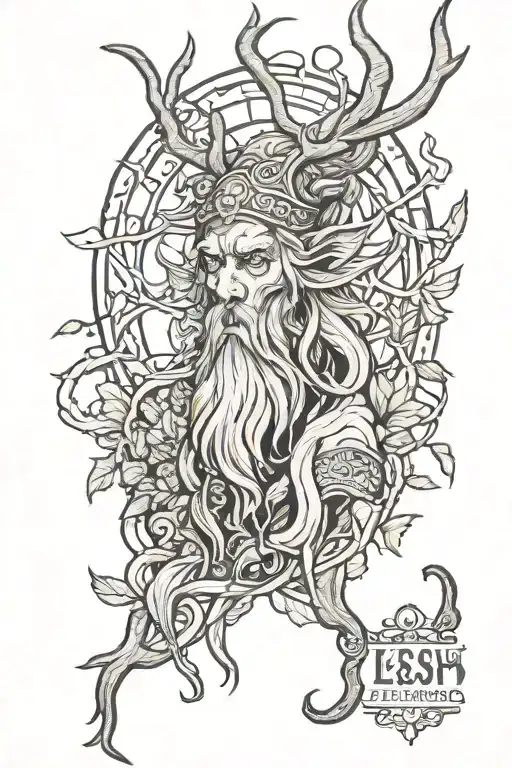 leshy tattoo design idea
