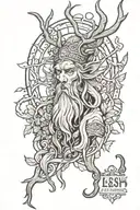 leshy tattoo design idea