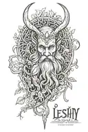 leshy tattoo design idea