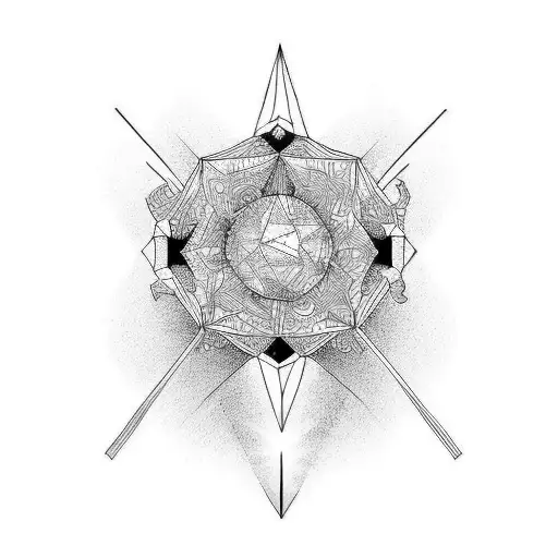 surrealistic  tattoo design idea