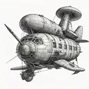 blimp goodyeaer tattoo design idea