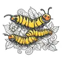 Coeur d Alene Caterpillars tattoo design idea