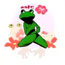 japanese frog tattoo design idea