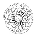 Moon phases in dance form tattoo design idea