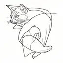 Bluey tattoo design idea