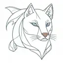 Bluey tattoo design idea