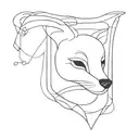 Bluey tattoo design idea