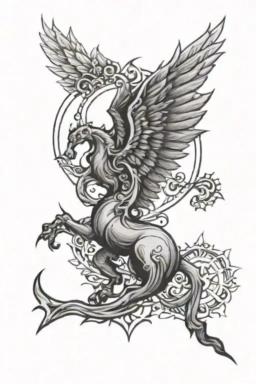 symbol for dawn, symbol fro prince tattoo design idea