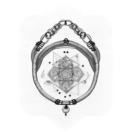 bracelet with various languages  tattoo design idea