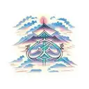 god is greater than highs and lows roman 8:38-39 tattoo design idea