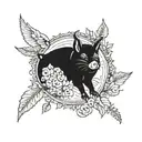 Once upon a time when the birds shit lime and the rats, they chewed tobacco. And the little piggy runs with his finger u tattoo design idea