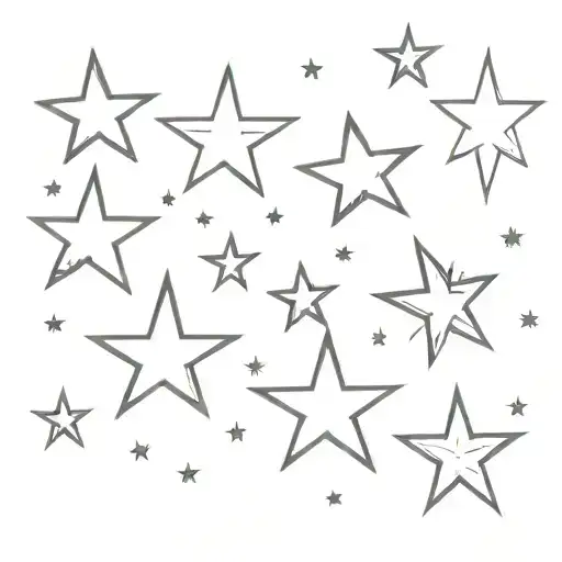 stars leading from hand to elbow length tattoo tattoo design idea