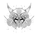 crow viking tattoo design idea