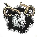 capricorn, alaska tattoo design idea