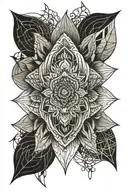 mandala tattoo design idea