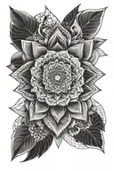 mandala tattoo design idea