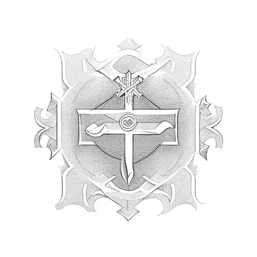 Orthadox catholic priest tattoo design idea