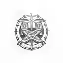 Orthadox catholic priest tattoo design idea