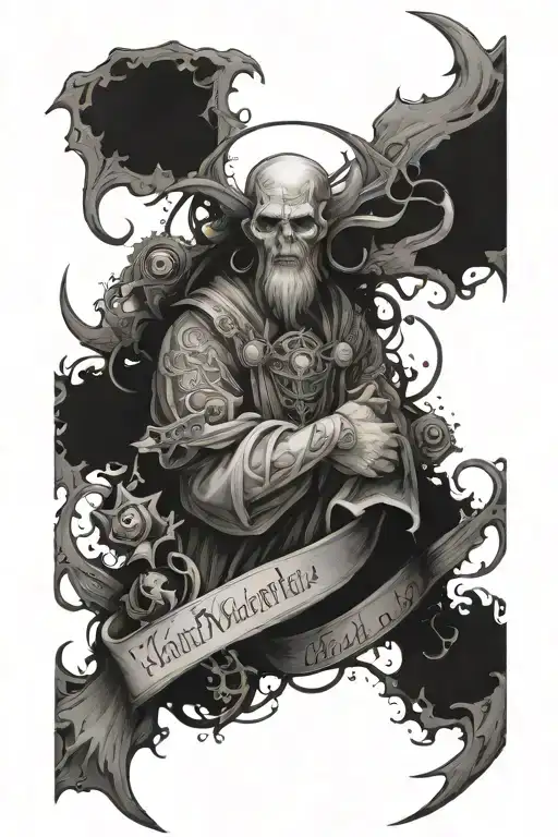lord I am not worthy that you should enter under my roof, but only say the word and my soul shall be healed tattoo design idea
