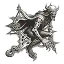 leper messiah tattoo design idea