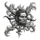 leper messiah tattoo design idea