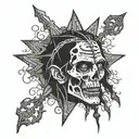 leper messiah tattoo design idea