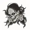 frayed ends of sanity tattoo design idea