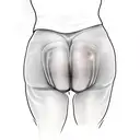 a policeman gets a police baton in the buttocks from a young thug 2.0. the policeman is on his knees tattoo design idea