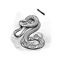 create a sketch of a Viking arm sleeve for bicep and top of the forearm, it can include the snake, symbols, boats  tattoo design idea