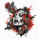 slut tattoo design idea