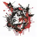 slut tattoo design idea