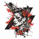 slut tattoo design idea