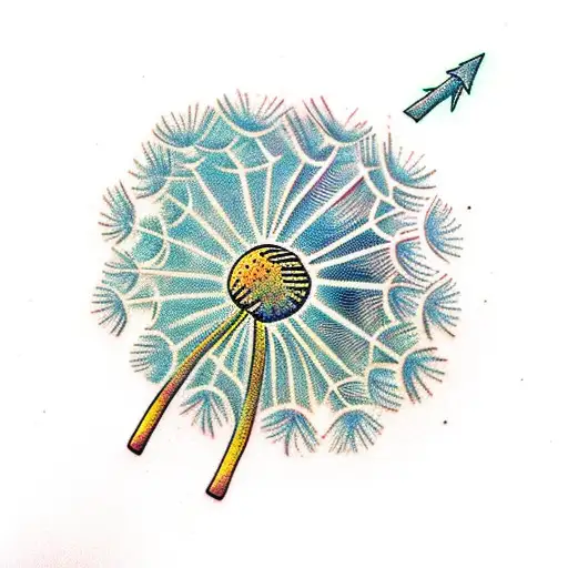 Dandelion tattoo design idea