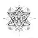 7 chakras tattoo design idea