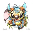 stitch  tattoo design idea