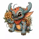 stitch  tattoo design idea