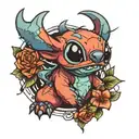 stitch  tattoo design idea