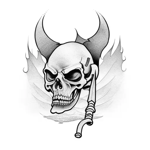 dark depressing grim reaper tattoo tattoo design idea