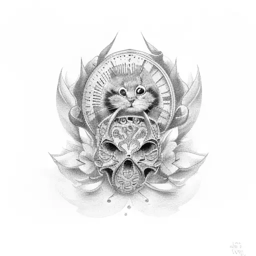 sentimental tattoo to grandmother, Nancy & to cousin Tae tattoo design idea