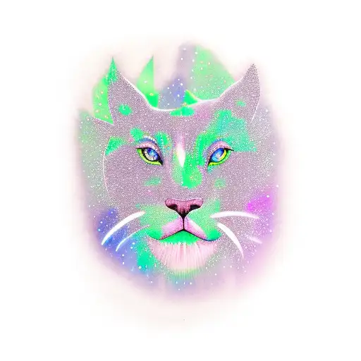 aurora borealis tattoo design idea