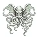 Cthulhu tattoo design idea