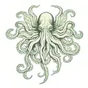 Cthulhu tattoo design idea