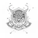 ramo para a mão  tattoo design idea