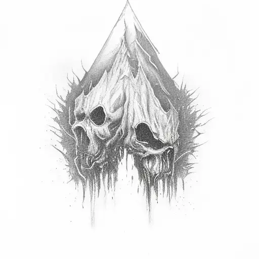 mountain dew can with Stephen King inspired horror elements mixed in tattoo design idea