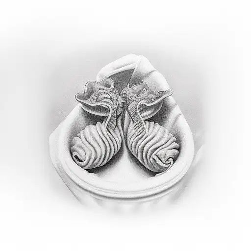 different types of dumplings tattoo design idea