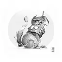 dumplings tattoo design idea