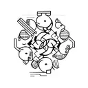 different types of dumplings tattoo design idea